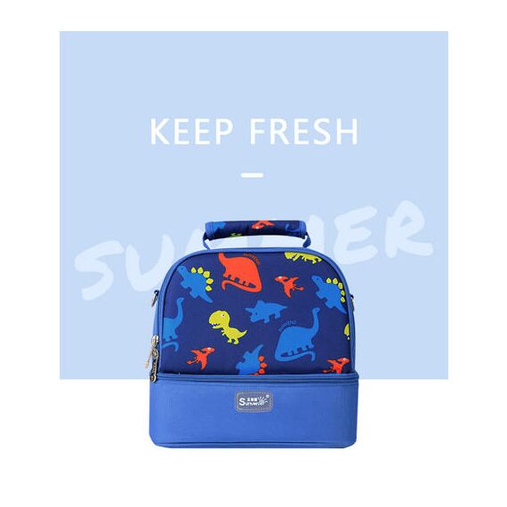 Sunveno Insulated Bottle Lunch Bag 9L Dual Compartment, 9 image