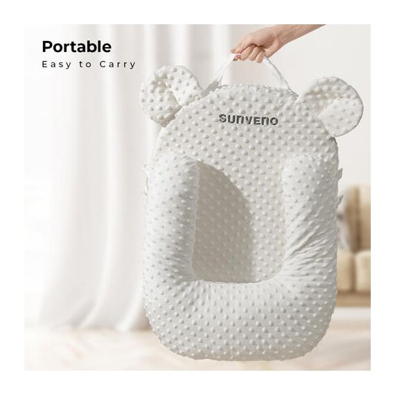 Sunveno Portable Baby Anti-Spill U Shape Pillow With 10° Slope Pad, 10 image
