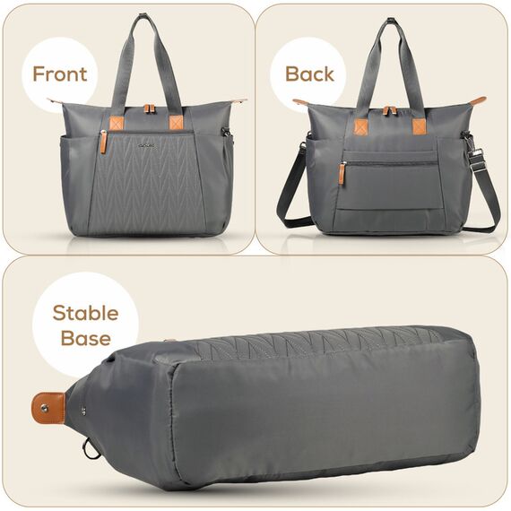 Little Story Zurich Pack And Go Baby Travel Diaper Bag, Color: Grey, 4 image