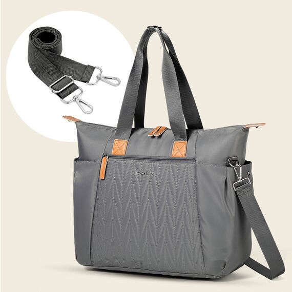 Little Story Zurich Pack And Go Baby Travel Diaper Bag, Color: Grey, 9 image