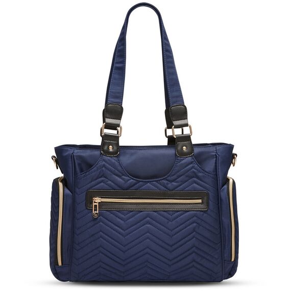 Little Story Matilda Diaper Bag, Color: Navy Blue, 5 image