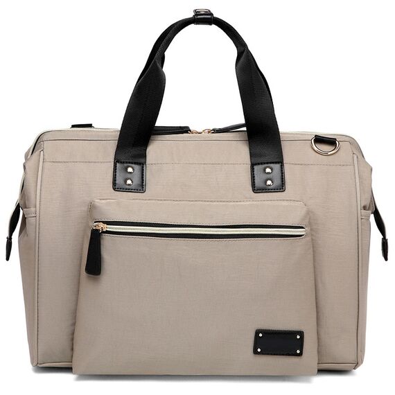 Little Story Zera Mom Dad Diaper Bag, Color: Beige, 2 image