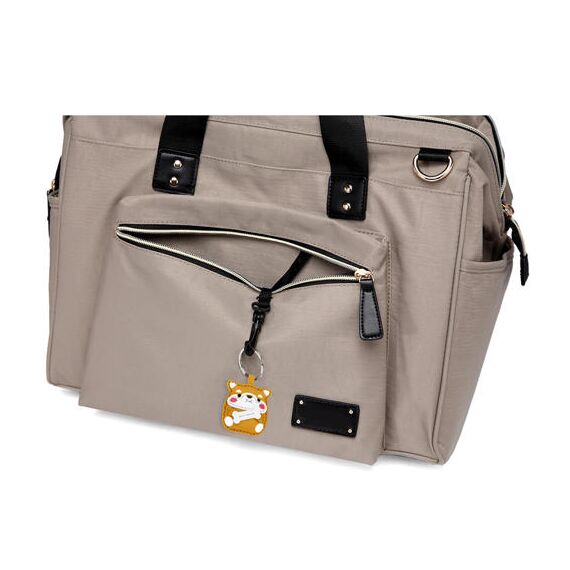 Little Story Zera Mom Dad Diaper Bag, Color: Beige, 4 image