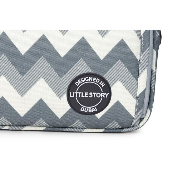 Little Story Baby Diaper Changing Clutch Kit, Color: Light Grey, 3 image