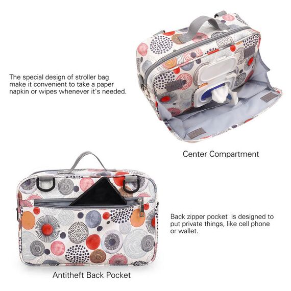 Little Story Baby Diaper Changing Clutch Kit, Color: Multicolor, 6 image