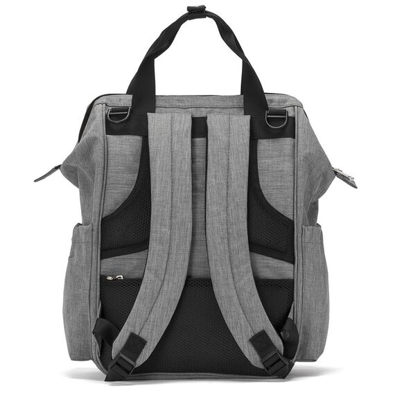 Little Story Elite Diaper Bag With Stroller Hooks And Changing Mat, Color: Grey, 11 image