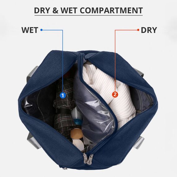 Little Story Travel Bag, Color: Blue, 2 image