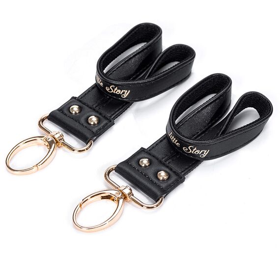 Little Story Premium Stroller Hooks, Color: Black, 2 image