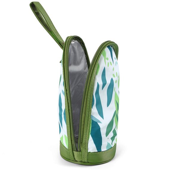Little Story Insulated Bottle Bag, Color: Green, 4 image
