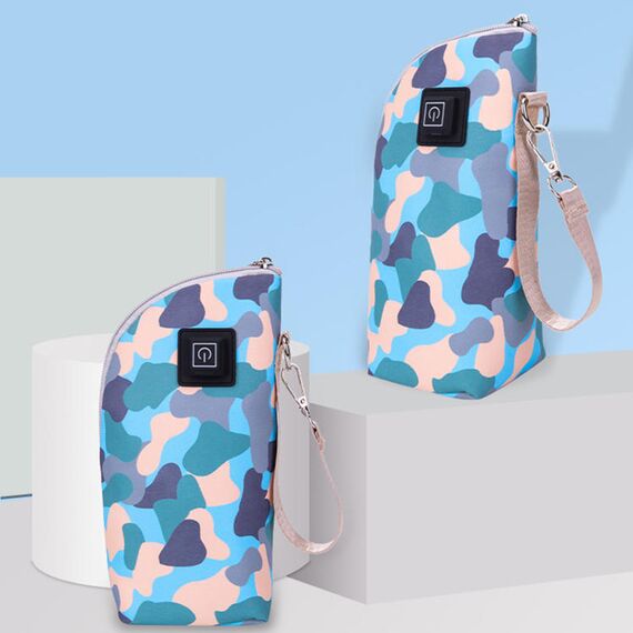 Little Story Portable Insulated Milk Bottle Warmer Bag With Usb 240Ml, Color: Multicolor, 2 image