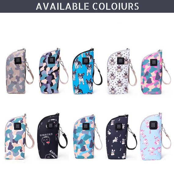 Little Story Portable Insulated Milk Bottle Warmer Bag With Usb 240Ml, Color: Multicolor, 4 image