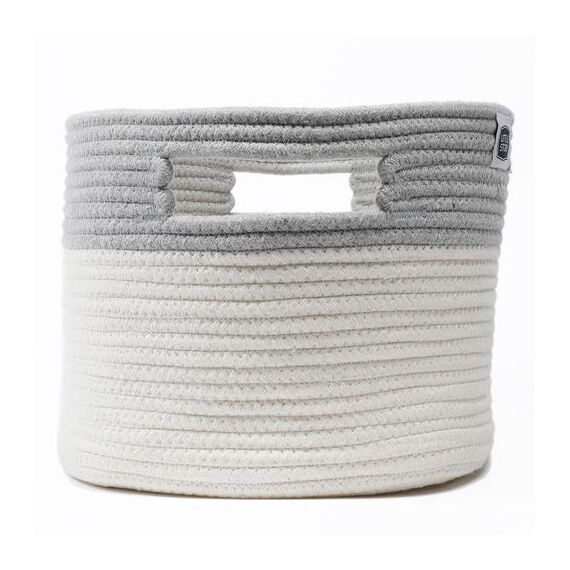Little Story Multipurpose Laundry Caddy Basket 24.4L, Color: White, 3 image