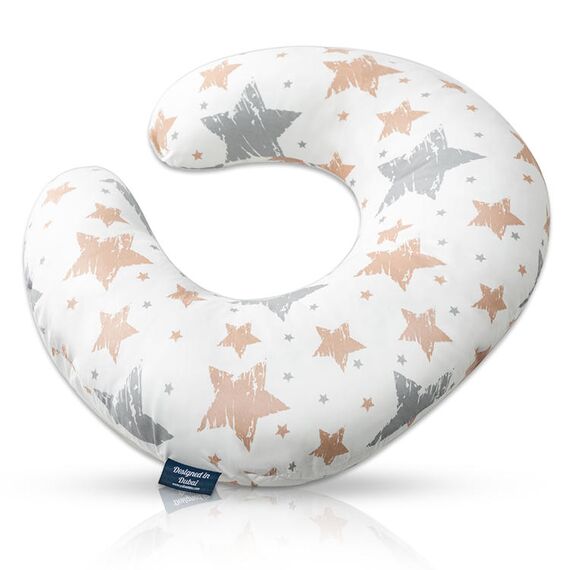 Little Story Baby Nursing And Feeding Pillow Stars 0-12 Months, Color: Multicolor, 2 image