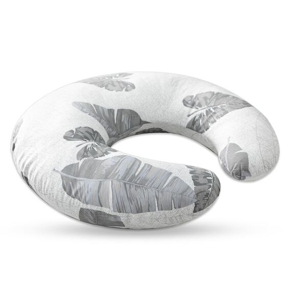 Little Story Baby Nursing And Feeding Pillow Stars 0-12 Months, Color: White & Grey, 5 image