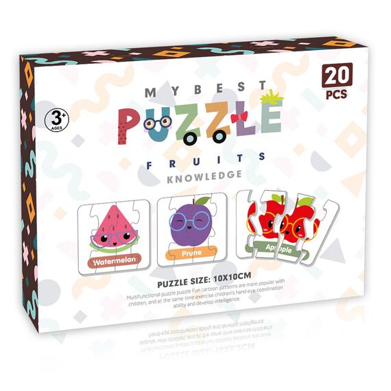 Little Story 20-In-1 Matching Puzzle Educational & Fun Game, Color: Colorful, 2 image