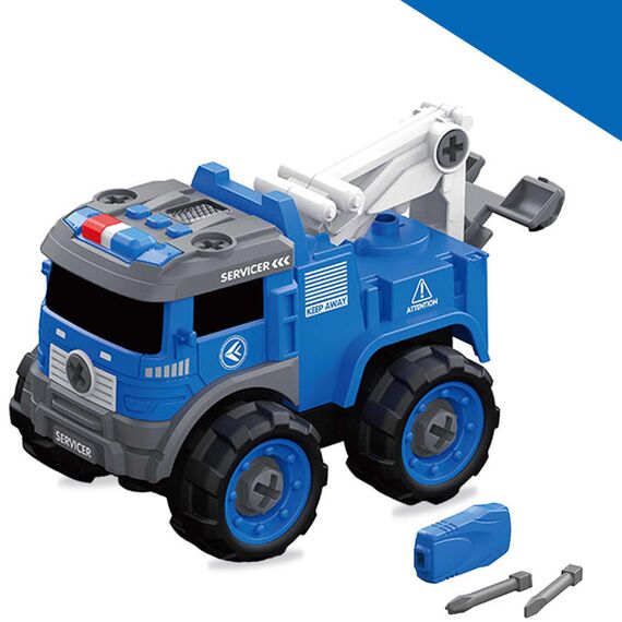 Little Story Kids Toy Police Truck With Sound And Light