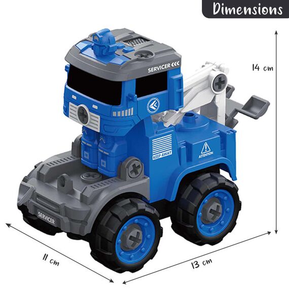Little Story Kids Toy Police Truck With Sound And Light, 10 image