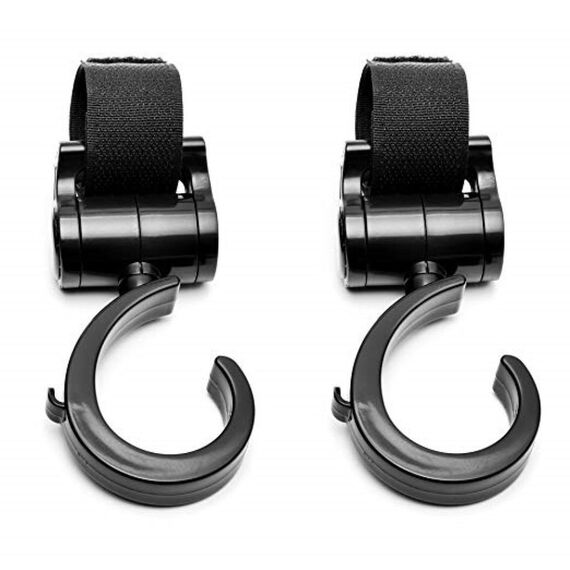Little Story Rotating Compatible Stroller Hooks, 4 image