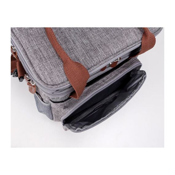 Little Story Insulated Lunch / Bottle Bag - Grey, 32 image