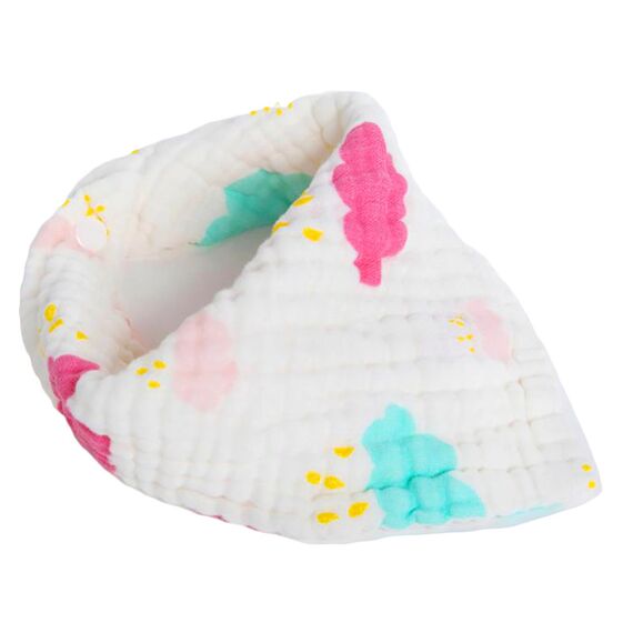 Little Story Muslin Bandana Bibs Set Of 2 Unicorn, 4 image