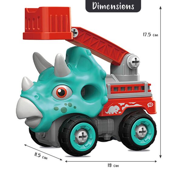 Little Story Kids Mini Dinosaur Truck With Remote Control, 6 image