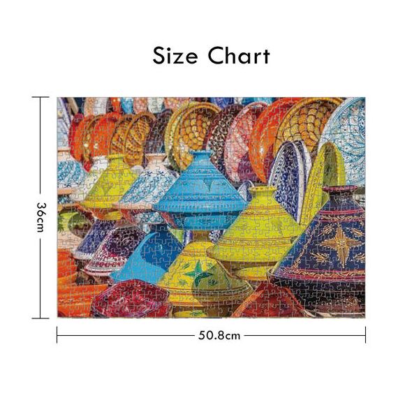 Little Story Jigsaw Puzzle Moroccan Art & Culture 500 Pcs, 8 image