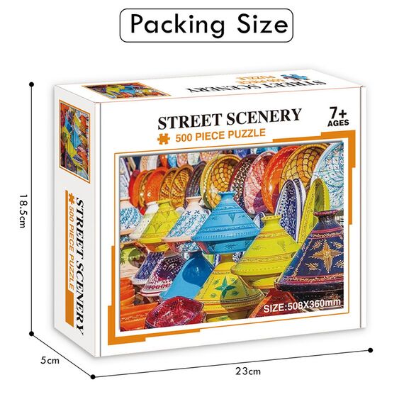 Little Story Jigsaw Puzzle Moroccan Art & Culture 500 Pcs, 11 image
