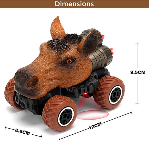 Little Story Kids Toy 2 Channel Horse Car With Remote Control, 5 image
