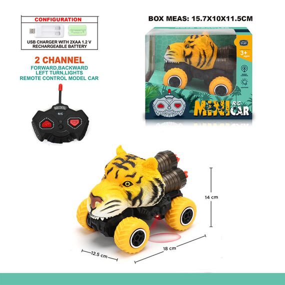 Little Story Kids Toy 2 Channel Tiger Car With Remote Control, 3 image