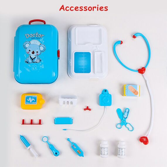 Little Story Role Play Doctor Set Box Backpack 17 Pcs, 8 image