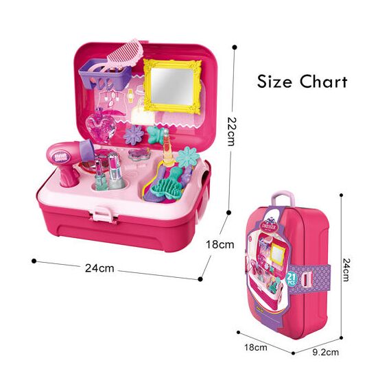 Little Story Role Play Beautician Make Up Box Backpack 21 Pcs, 8 image