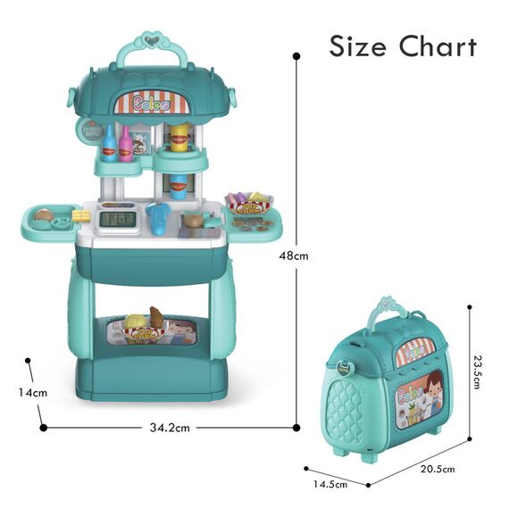 Little Story Role Play Supermarket Satchel 3 In 1 Mode 35 Pcs, 8 image