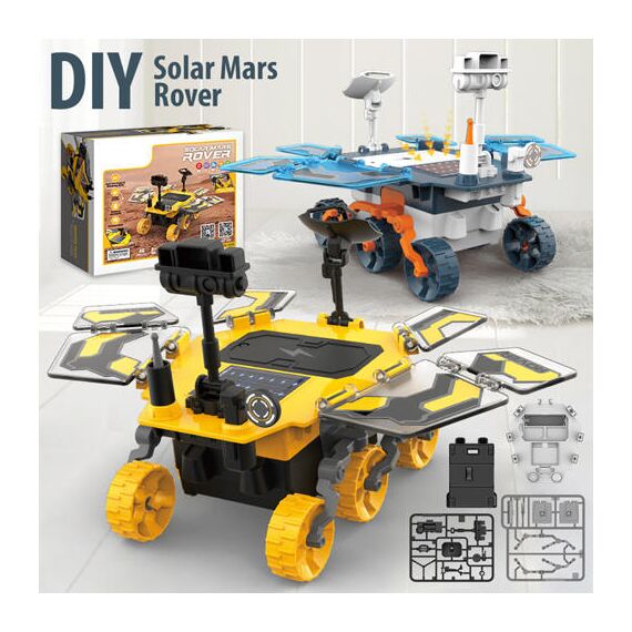 Little Story Diy Solar Mars Exploration Rover 46 Pcs Stem Series Blue, Color: Blue, 5 image