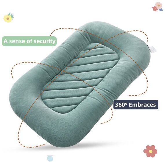 Little Story Portable Lounger Sleeping Pod Green, Color: Green, 6 image