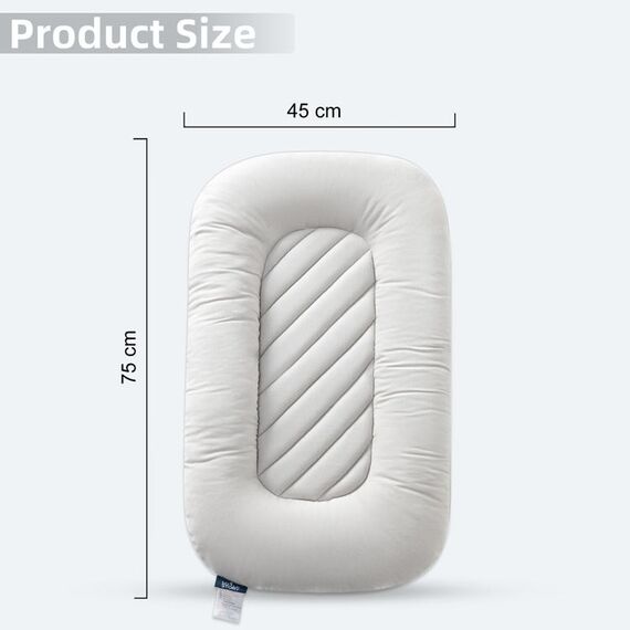 Little Story Portable Lounger Sleeping Pod Green, Color: Grey, 14 image