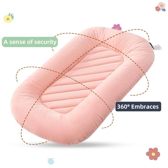 Little Story Portable Lounger Sleeping Pod Green, Color: pink, 6 image
