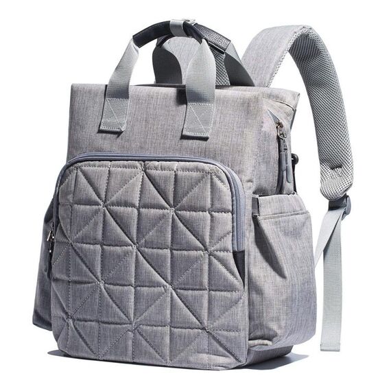 Little Story Styler Diaper Backpack Black, Color: Grey