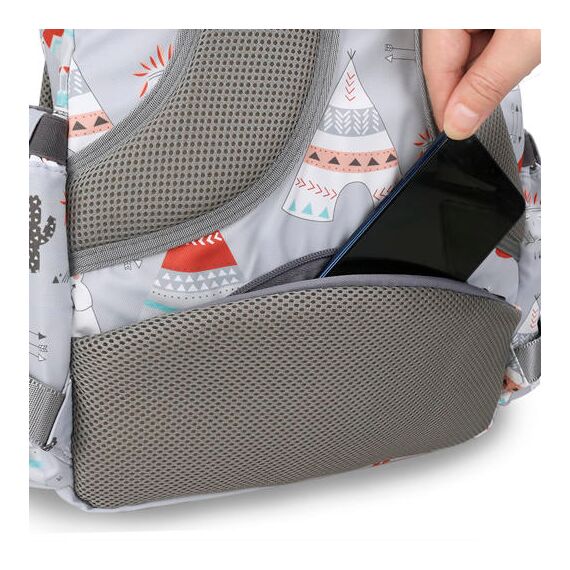 Little Story Styler Diaper Backpack Black, Color: Polar Bear Grey, 34 image