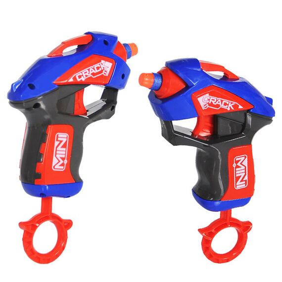 Little Story Kids Manual Mini Bullet Gun With 10 Soft Bullets Pack Of 2, 7 image