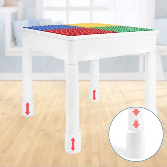 Little Story 4In1 Activity And Block Table With 50 Blocks Large 3+ Years, 17 image