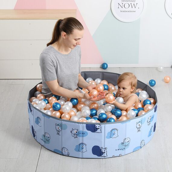 Little Story Portable Ball Pit With 90 Balls And Carry Bag Multicolor 6+ Months, 2 image