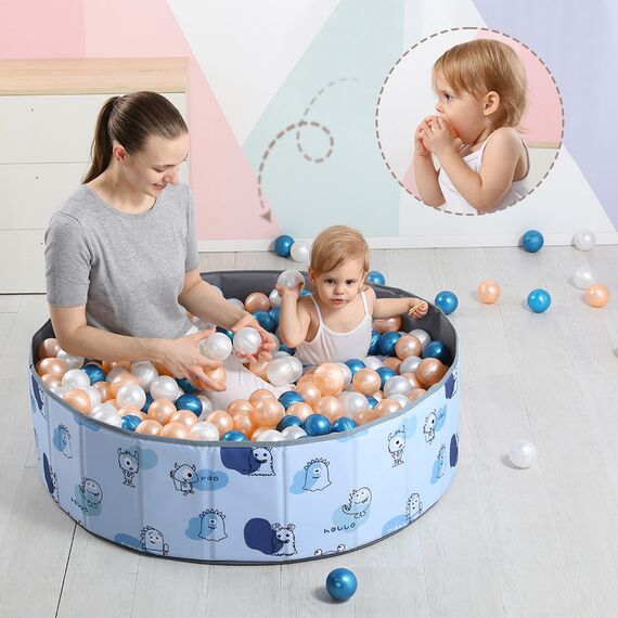 Little Story Portable Ball Pit With 90 Balls And Carry Bag Multicolor 6+ Months, 9 image