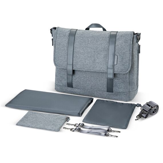 Little Story Dad'S Diaper Bag With Changing Mat And Stroller Straps 21L, 11 image