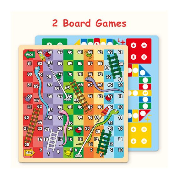Little Story Artist Penguin Double Sided Magnetic Drawing Board (46 Pcs) With 2 Board Games - Green, 9 image