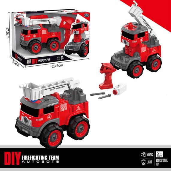 Little Story Kids Firefighting Truck With Remote Control, 7 image
