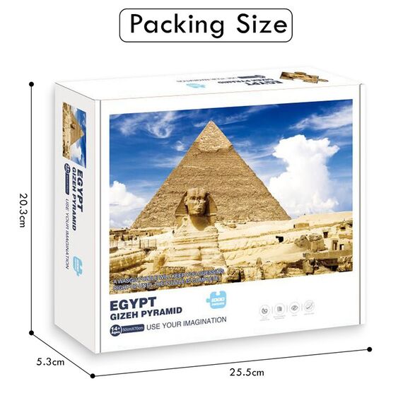 Little Story Jigsaw Puzzle The Great Pyramid Of Giza Egypt 1000 Pcs, 13 image