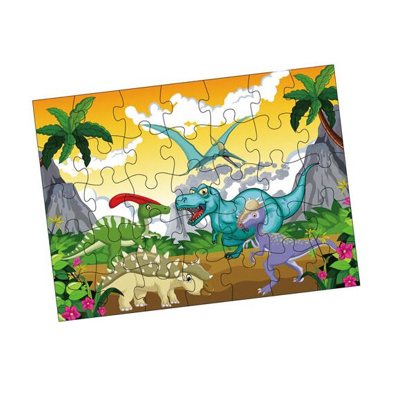 Little Story Jumbo Floor Jigsaw Puzzle Dinosaurs World 35 Pcs, 3 image
