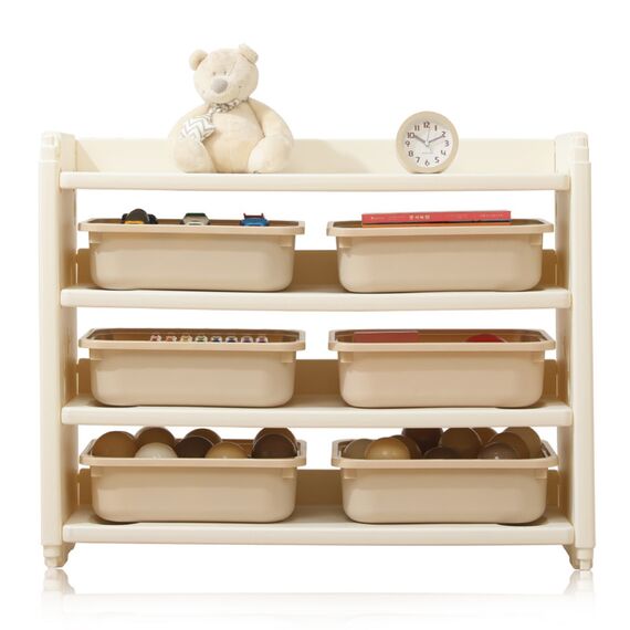 Little Story Kids Toy Storage With 6 Storage Boxes