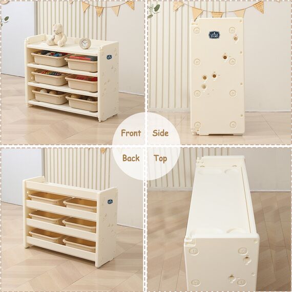 Little Story Kids Toy Storage With 6 Storage Boxes, 5 image