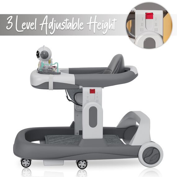 Little Story Adjustable Baby Walker Foldable Lightweight Design With Interactive Toys 6–18 Months En1273-2020 Certified, 29 image